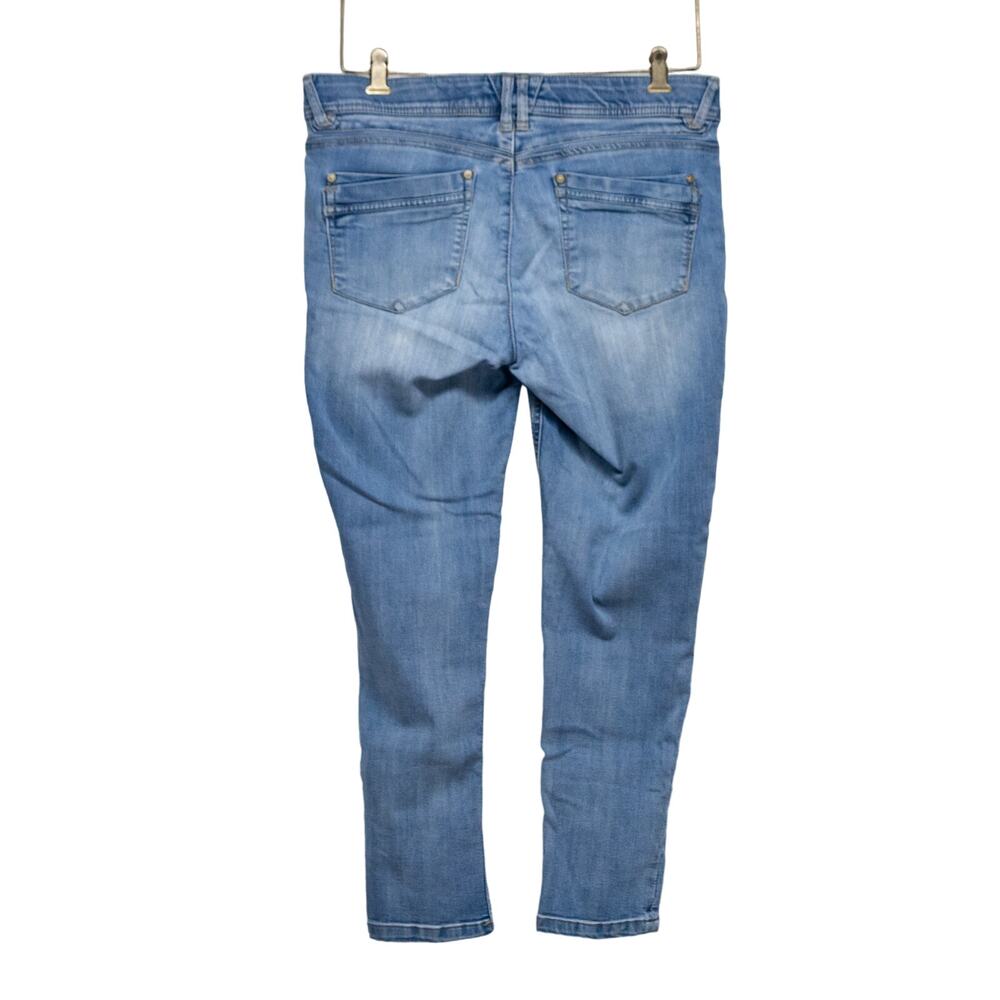 DEMOCRACY Absolution Jeans Womens 10 Light Wash Skinny Stretch Blue Pants 34X26